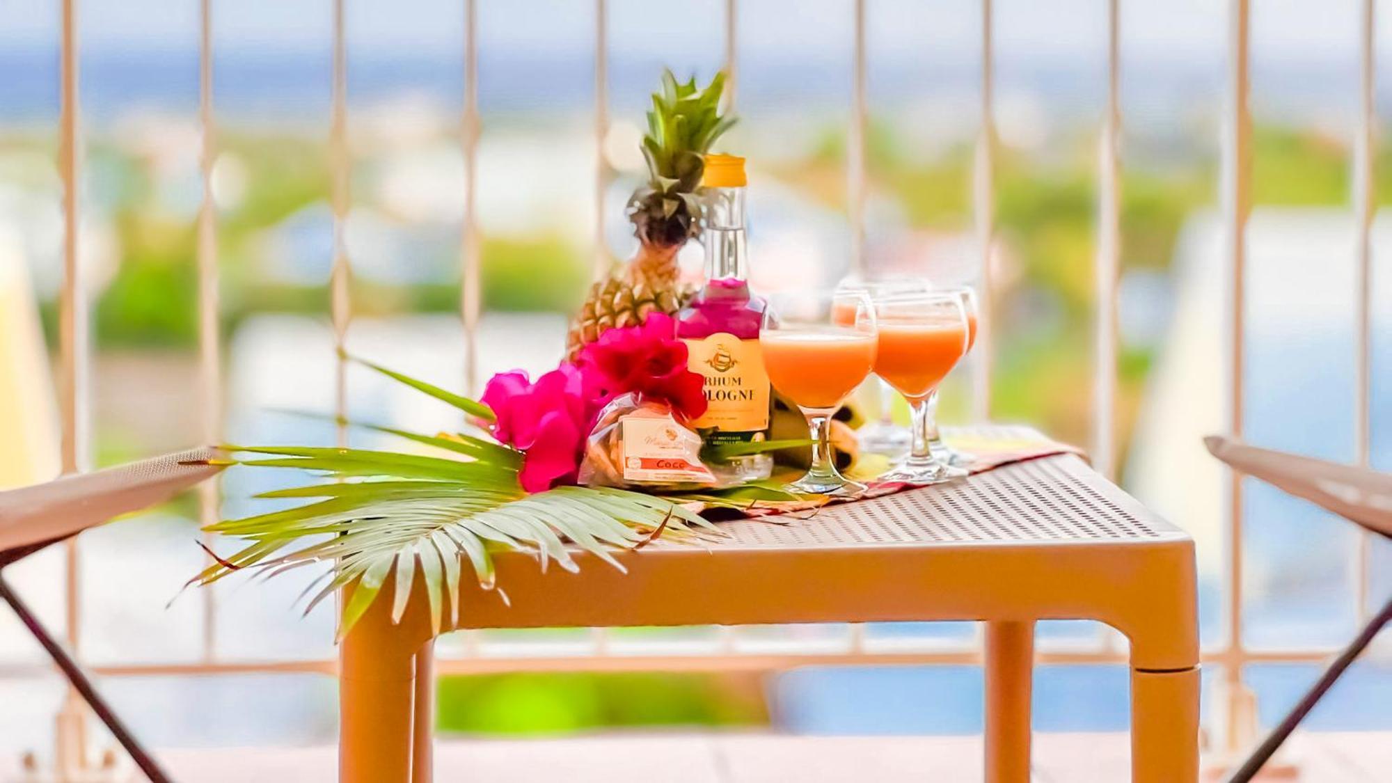Magnifique Appartement Fleurs Caraibes - 6 Personnes En Residence Avec Piscine Privee - Sainte Anne Ngoại thất bức ảnh