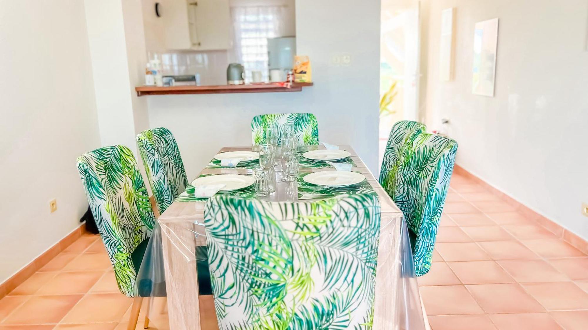 Magnifique Appartement Fleurs Caraibes - 6 Personnes En Residence Avec Piscine Privee - Sainte Anne Ngoại thất bức ảnh